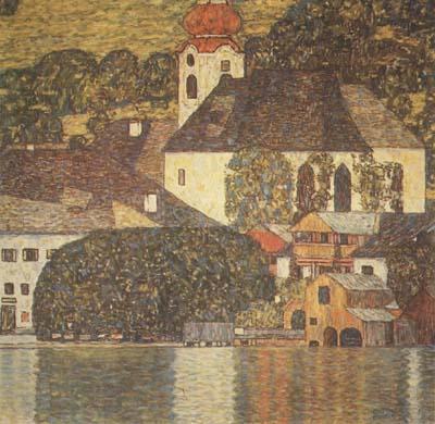Gustav Klimt Church at Unterach on Lake Atter (mk20) China oil painting art